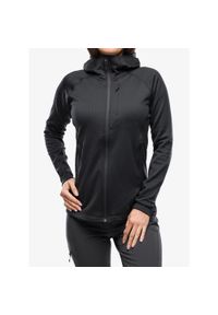 Bluza z kapturem damska Black Diamond Factor Hoody. Typ kołnierza: kaptur. Kolor: czarny. Sport: turystyka piesza