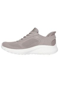 skechers - Tenisówki Skechers Model Bobs Squad Chaos Kolor Beżowy. Kolor: brązowy. Materiał: syntetyk, tkanina. Model: Skechers Sport. Sport: turystyka piesza