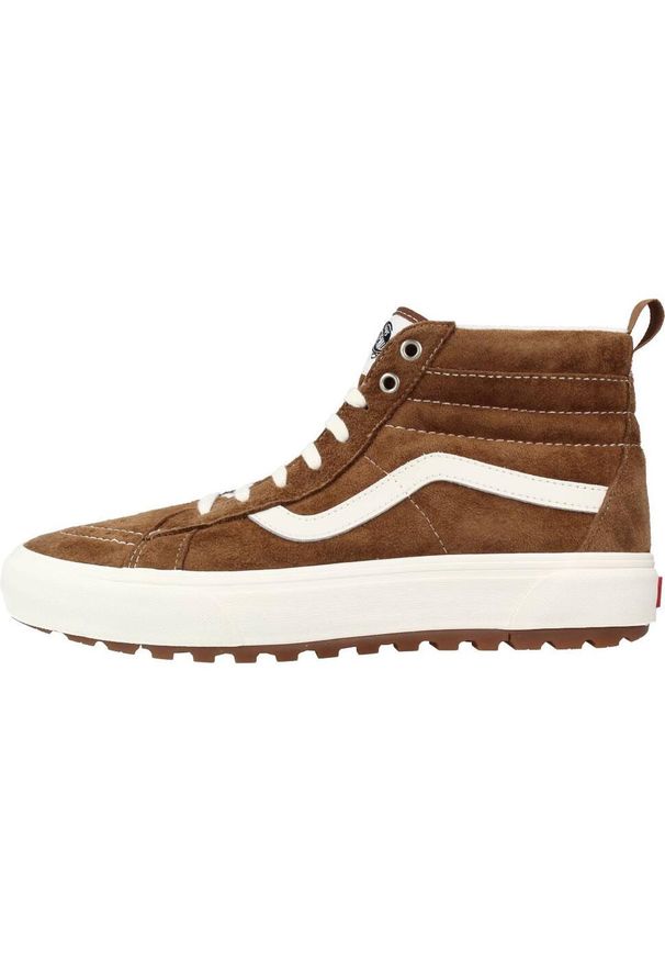 Buty do chodzenia damskie Vans VN0A5HZY6I61. Okazja: na co dzień. Zapięcie: sznurówki. Kolor: wielokolorowy, brązowy. Materiał: materiał. Szerokość cholewki: normalna. Sport: turystyka piesza