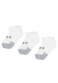 Under Armour Skarpety krótkie Heatgear Lo Cut Sock 1346753-100 Biały. Kolor: biały. Materiał: materiał