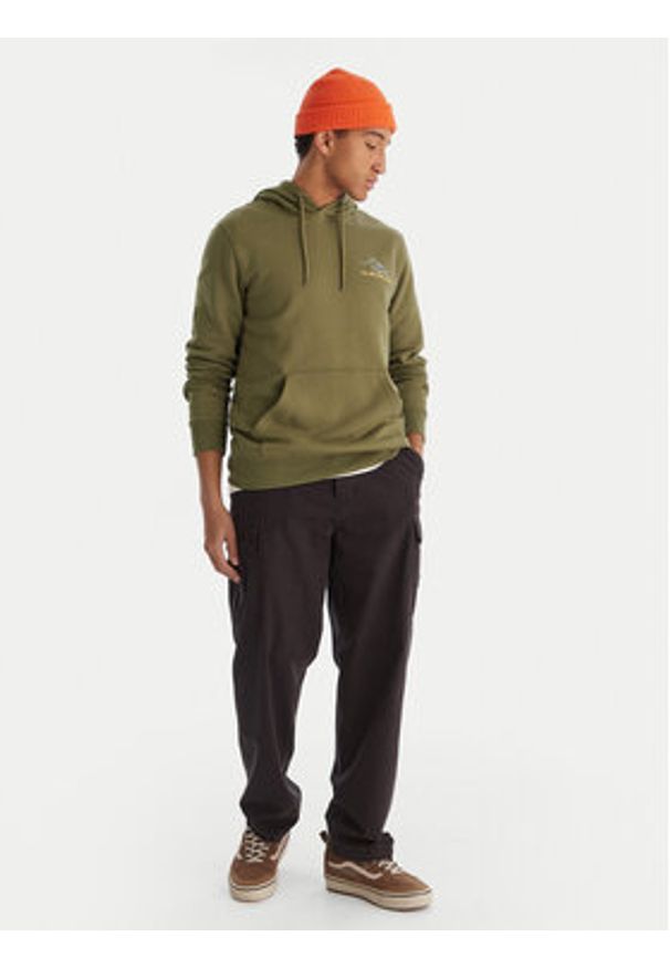 Quiksilver Bluza Light Waves EQYFT05168 Khaki Regular Fit. Kolor: brązowy. Materiał: bawełna