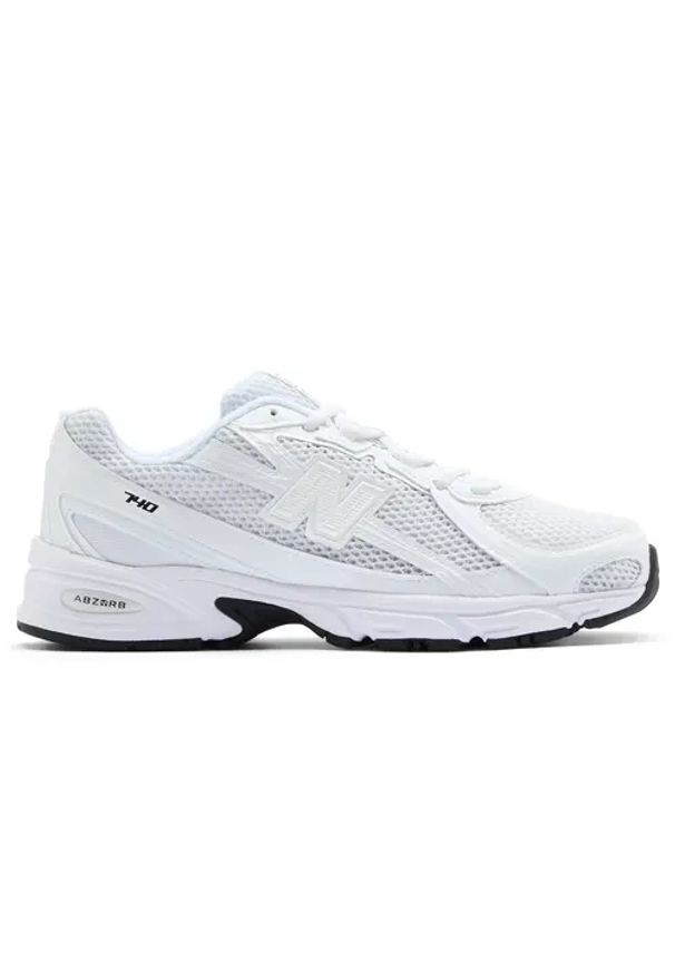 New Balance - NEW BALANCE U740WW2 Sneakersy damskie. Okazja: na co dzień. Kolor: biały. Materiał: syntetyk, guma. Szerokość cholewki: normalna. Sezon: lato