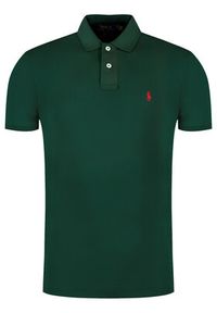 Polo Ralph Lauren Polo Core Replen 710795080 Zielony Slim Fit. Typ kołnierza: polo. Kolor: zielony. Materiał: bawełna