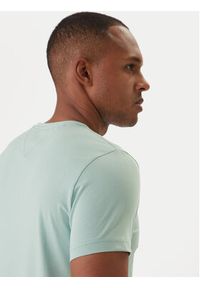 TOMMY HILFIGER - Tommy Hilfiger T-Shirt MW0MW10800 Zielony Slim Fit. Kolor: zielony. Materiał: bawełna #3