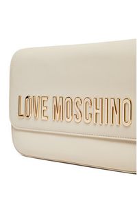 Love Moschino - LOVE MOSCHINO Torebka JC4023PP1MKD0110 Écru. Materiał: skórzane