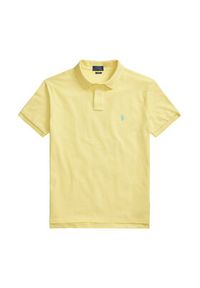 Polo Ralph Lauren Polo Core Replen 710795080 Żółty Slim Fit. Typ kołnierza: polo. Kolor: żółty. Materiał: bawełna