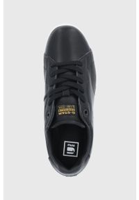 G-Star RAW - G-Star Raw Buty skórzane 2141002510.BLK kolor czarny na płaskiej podeszwie. Nosek buta: okrągły. Zapięcie: sznurówki. Kolor: czarny. Materiał: skóra. Obcas: na płaskiej podeszwie #2