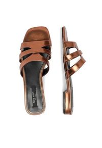 Nine West Klapki 123AL1207-1 Brązowy. Kolor: brązowy. Materiał: syntetyk #2