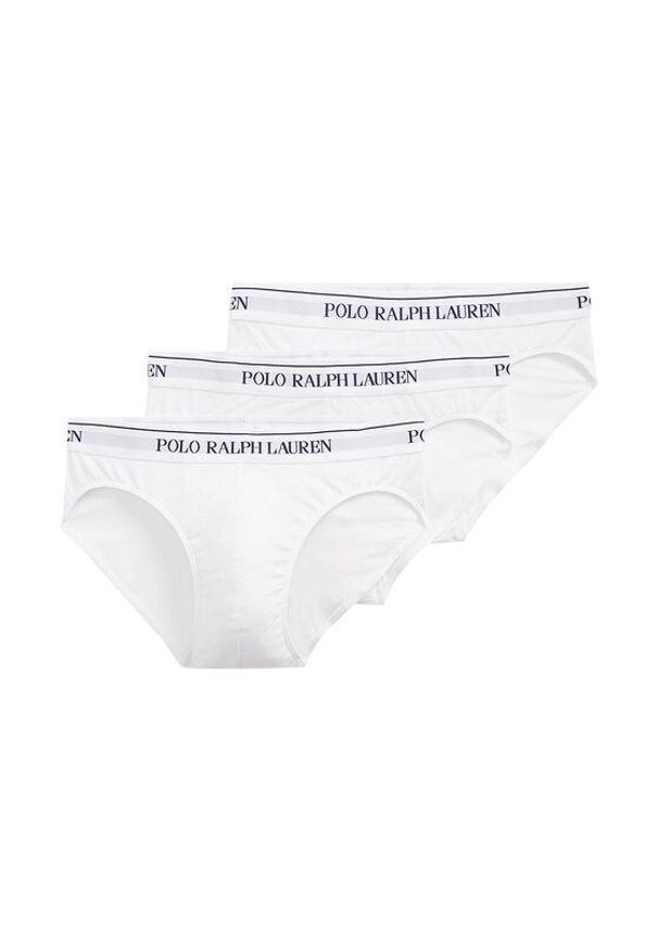 Polo Ralph Lauren Komplet 3 par slipów 714835884001 Biały. Kolor: biały. Materiał: bawełna