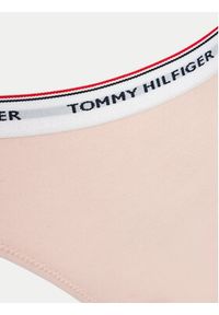 TOMMY HILFIGER - Tommy Hilfiger Komplet 3 par stringów UW0UW04894 Kolorowy. Materiał: bawełna. Wzór: kolorowy #4