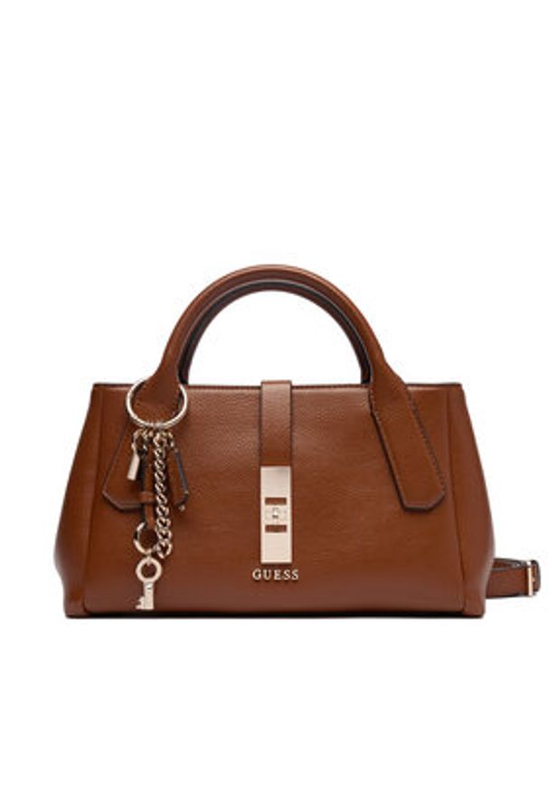 Guess Torebka Brooke HWBG98 97060 Brązowy. Kolor: brązowy. Materiał: skórzane