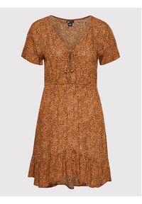 Billabong Sukienka letnia Day Trippin C3DR07 BIP2 Brązowy Regular Fit. Kolor: brązowy. Materiał: wiskoza. Sezon: lato