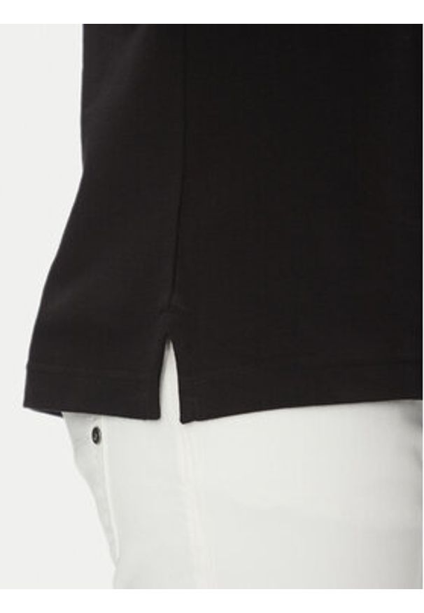Versace Jeans Couture Polo 78GAGT08 Czarny Regular Fit. Typ kołnierza: polo. Kolor: czarny. Materiał: bawełna