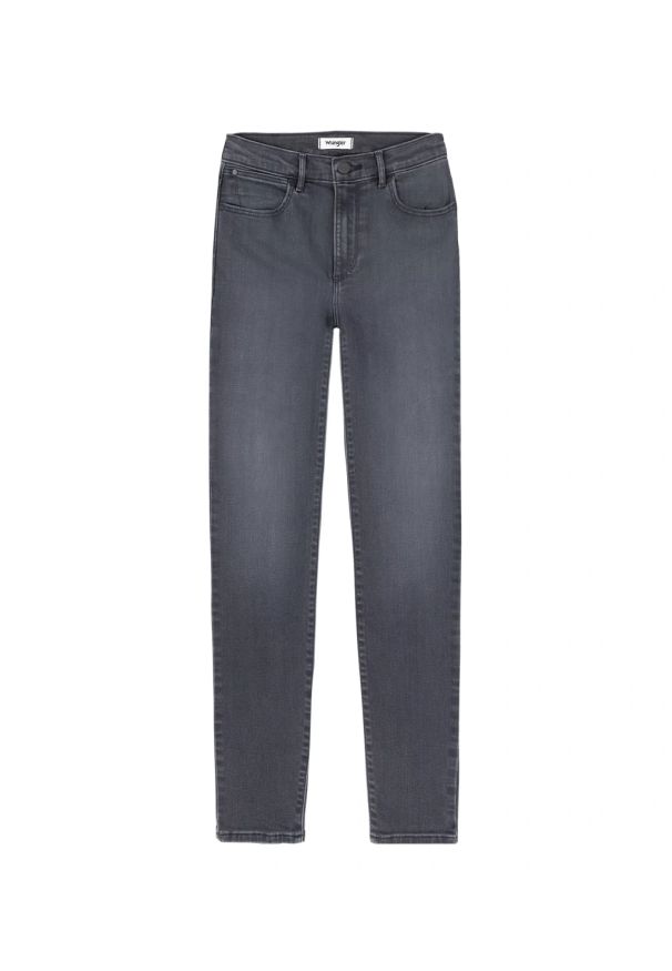 Wrangler - DAMSKIE SPODNIE WRANGLER HIGH SKINNY ASHES 112328879