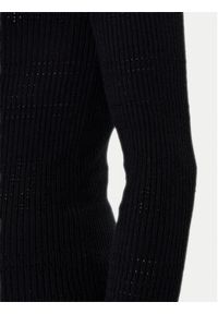 TwinSet - TWINSET Sweter 252TP3241 Czarny Slim Fit. Kolor: czarny. Materiał: wiskoza #4