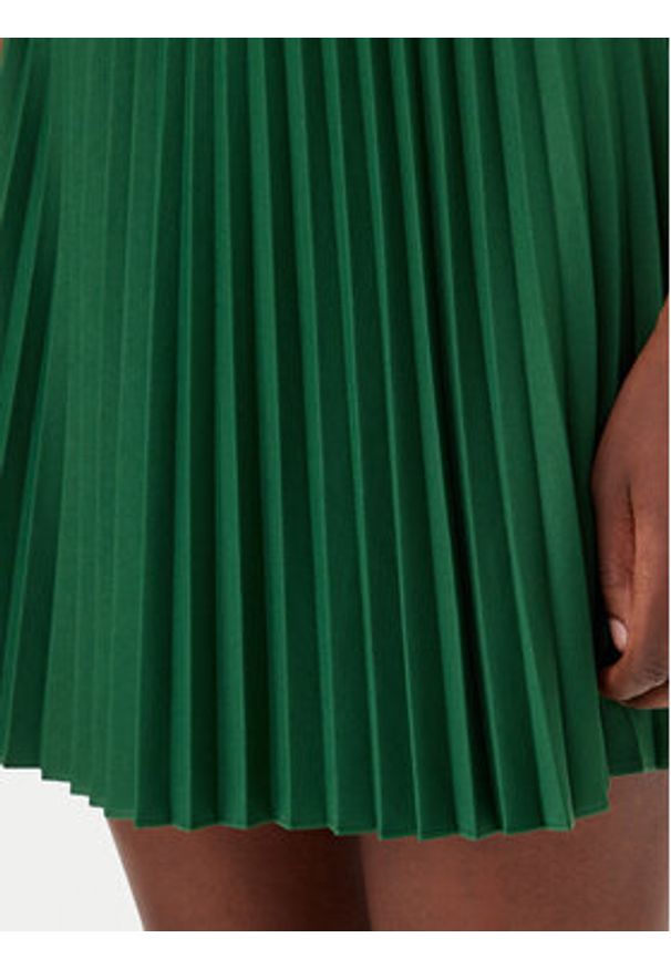 Lacoste Spódnica plisowana JF1403 Zielony Regular Fit. Kolor: zielony. Materiał: syntetyk