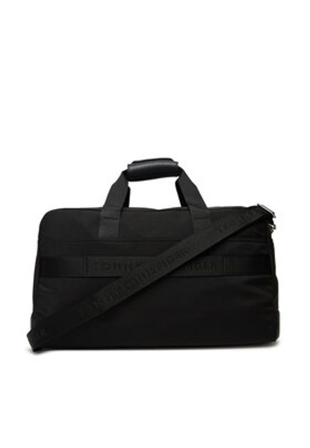 TOMMY HILFIGER - Tommy Hilfiger Torba Th Business Nylon Duffle AM0AM13382 Czarny. Kolor: czarny. Materiał: materiał