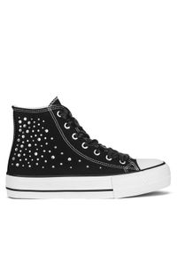 DeeZee Trampki WFA2791-2 Czarny. Kolor: czarny. Materiał: materiał