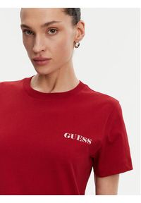 Guess T-Shirt W5RI04 I3Z14 Czerwony Regular Fit. Kolor: czerwony. Materiał: bawełna