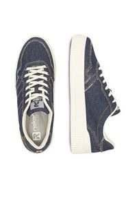 Rieker Revolution Lifestyle Sneakersy W0706-14 Granatowy. Kolor: niebieski. Materiał: materiał #7