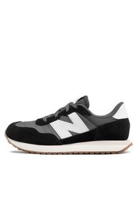 New Balance Sneakersy GS237PF Czarny. Kolor: czarny. Materiał: materiał #5