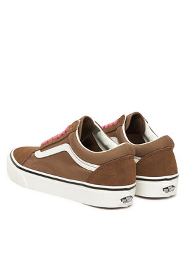 Vans Tenisówki Old Skool VN000D6WRPK1 Brązowy. Kolor: brązowy. Materiał: skóra, zamsz