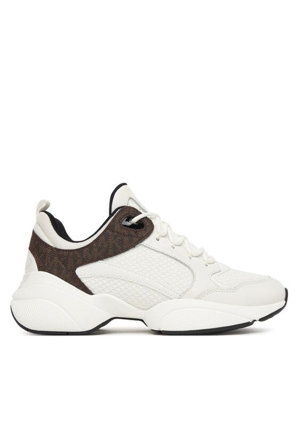 MICHAEL Michael Kors Sneakersy Bowie 43S6BWFS2D Biały. Kolor: biały. Materiał: skóra