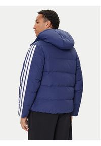 Adidas - adidas Kurtka puchowa Essentials Climawarm 3-Stripes JX7799 Granatowy Regular Fit. Kolor: niebieski. Materiał: syntetyk