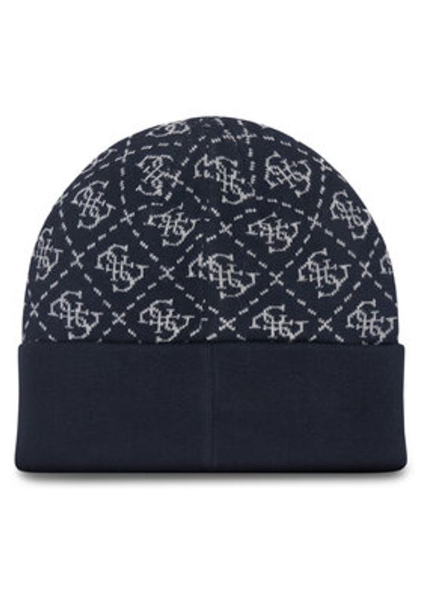 Guess Czapka M5BZ18 Z0442 Granatowy. Kolor: niebieski. Materiał: poliamid, nylon