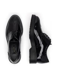 Gino Rossi Oxfordy BELLA-124-25900W Czarny. Kolor: czarny. Materiał: skóra, lakier #6