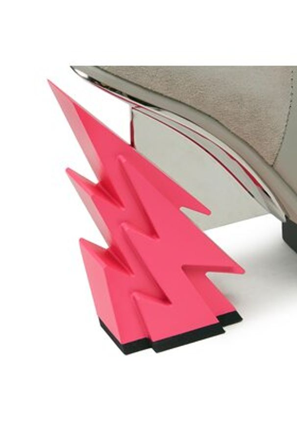 United Nude Botki Glam Square 1075079816 Biały. Kolor: biały. Materiał: skóra