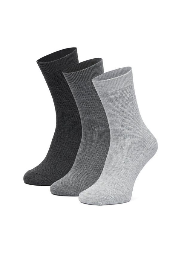 G-Star RAW - G-Star Raw Skarpety długie CEO_LA_G-STAR_11968_W_AW25 (3-PACK) Szary. Kolor: szary. Materiał: poliester
