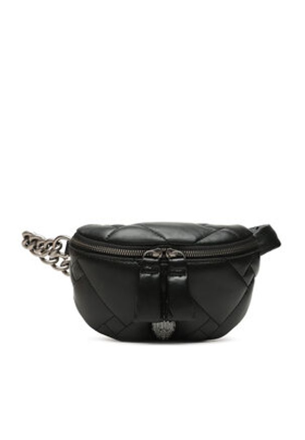 Kurt Geiger Nerka 690-Sm Kensington S Beltbag 9968500109 Czarny. Kolor: czarny. Materiał: skóra