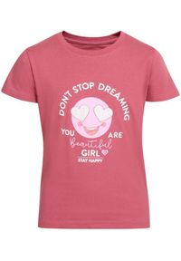 ZONE PERFECT - T-shirt Dziecięcy Nax Goreto 116-122 z Miękkiej Bawełny z Żywych Nadrukiem. Kolor: wielokolorowy. Materiał: bawełna. Wzór: nadruk