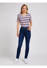 Lee - LEE DAMSKIE SPODNIE JEANSOWE ULC SKINNY DEEPEST DARK 112351235 L35V016198 #4