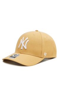 47 Brand Czapka z daszkiem New York Yankees B-MVPSP17WBP-LT Beżowy. Kolor: beżowy. Materiał: materiał #1