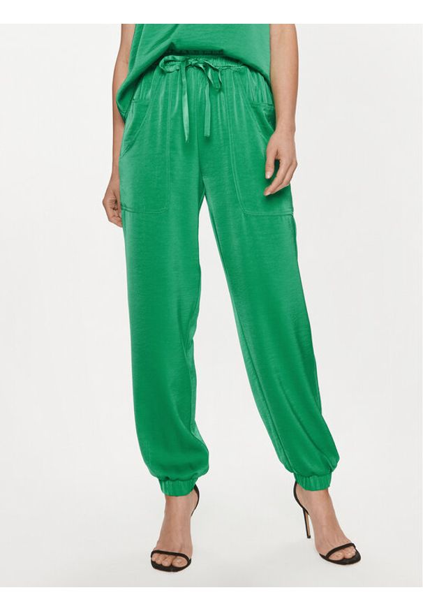 Vero Moda Spodnie materiałowe Marys Dana 10300405 Zielony Loose Fit. Kolor: zielony. Materiał: syntetyk