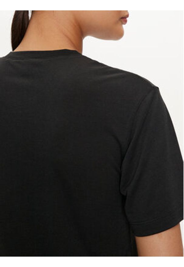 Reebok Koszulka techniczna Id Train Sup Graphic Tee 100035748 Czarny Regular Fit. Kolor: czarny. Materiał: syntetyk