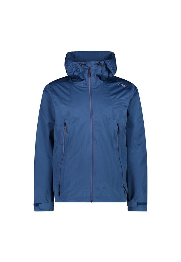 Kurtka trekkingowa z kapturem CMP. Typ kołnierza: kaptur. Kolor: niebieski. Sport: turystyka piesza