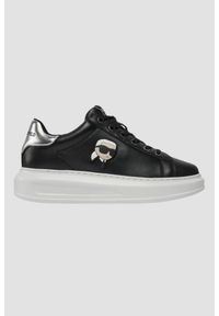 Karl Lagerfeld - KARL LAGERFELD Czarne sneakersy Karl Nft Lo Lace, Rozmiar 40. Kolor: czarny