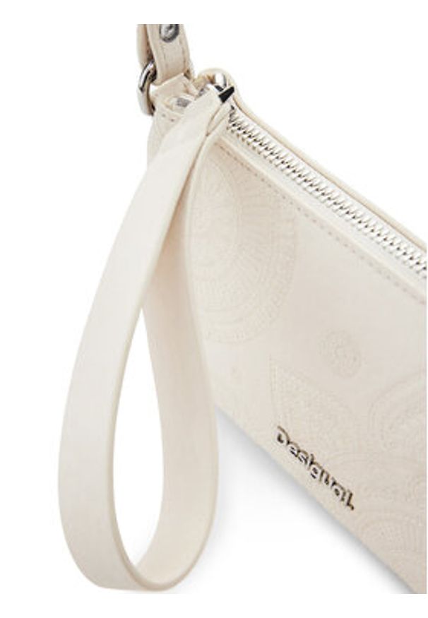 Desigual Torebka 25SAYP23 Écru. Materiał: skórzane