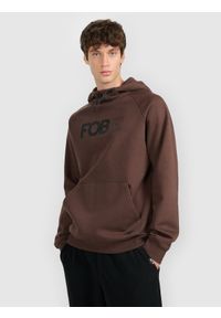 4f - 4F Bluza dresowa nierozpinana z kapturem męska - beżowa M. Okazja: na co dzień. Typ kołnierza: kaptur. Kolor: beżowy. Materiał: dresówka. Styl: casual #1