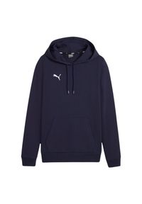 Puma - Damska Bluza Z Kapturem Team Goal Casual. Typ kołnierza: kaptur. Kolor: niebieski