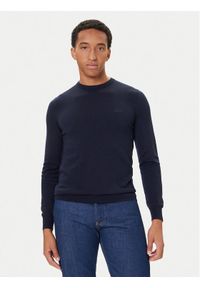 Guess Sweter M5YR26 Z0122 Granatowy Slim Fit. Kolor: niebieski. Materiał: syntetyk