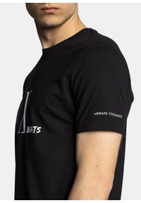 Koszulka męska czarna Armani Exchange 3LZTCZ ZJE6Z 1200. Kolor: czarny #4