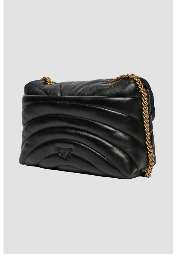 Pinko - PINKO Czarna torebka Love Puff Mini CL AW25. Kolor: czarny. Materiał: pikowane, skórzane. Styl: elegancki