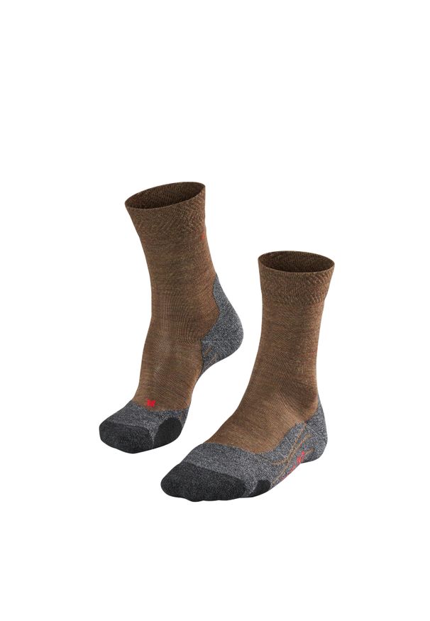 Skarpetki Falke TK2 Melange. Kolor: szary, wielokolorowy, brązowy