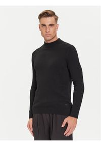 JOOP! Sweter 17 JK-16Luanor 30047357 Czarny Modern Fit. Kolor: czarny. Materiał: syntetyk
