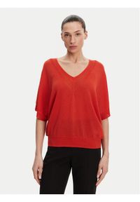 Morgan Bluzka 241-MCHRIS Pomarańczowy Relaxed Fit. Kolor: pomarańczowy. Materiał: wiskoza #1