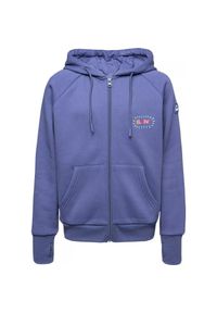 Elbrus - Bluza Dziecięca Ragna Full Zip Drawstring Hoodie. Kolor: niebieski